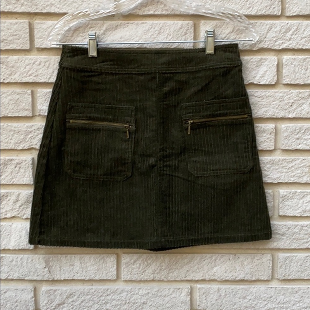 Green skirt